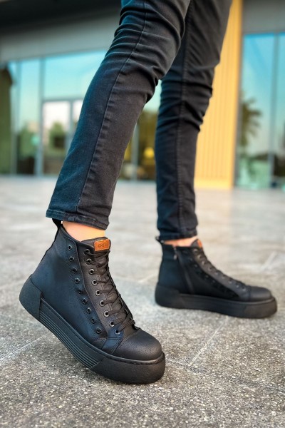 CH167 - GST Blazer Erkek Bot SIYAH/SIYAH