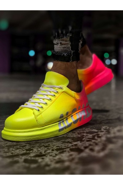 CH254 - CBT Pittura Erkek Ayakkabı 401 ALH SARI / PEMBE