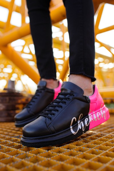 CH254 - CST Pittura Erkek Ayakkabı 477 SIYAH / PEMBE  CHEKICH