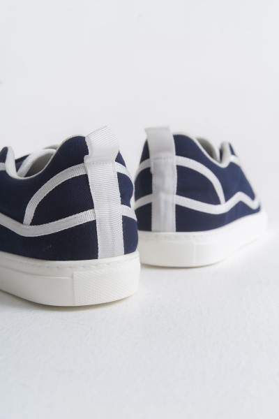 RS625 - Keten Erkek Spor Ayakkabı Lacivert Beyaz RS625 - Keten Erkek Spor Ayakkabı Lacivert Beyaz